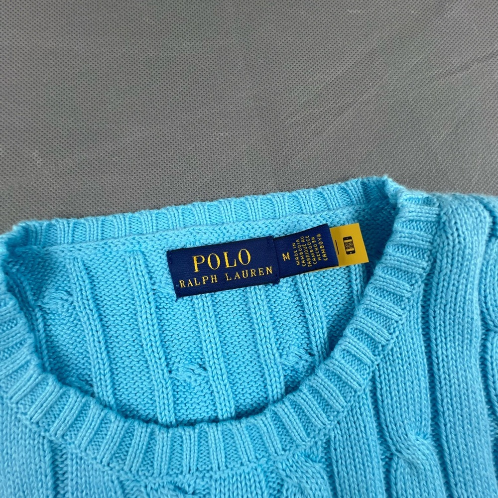 Polo Ralph Lauren Women Knit Crew Neck Sweater M - Picture 2 of 5
